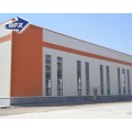 China easy assembling clear span fabric metal prefab light steel buildings